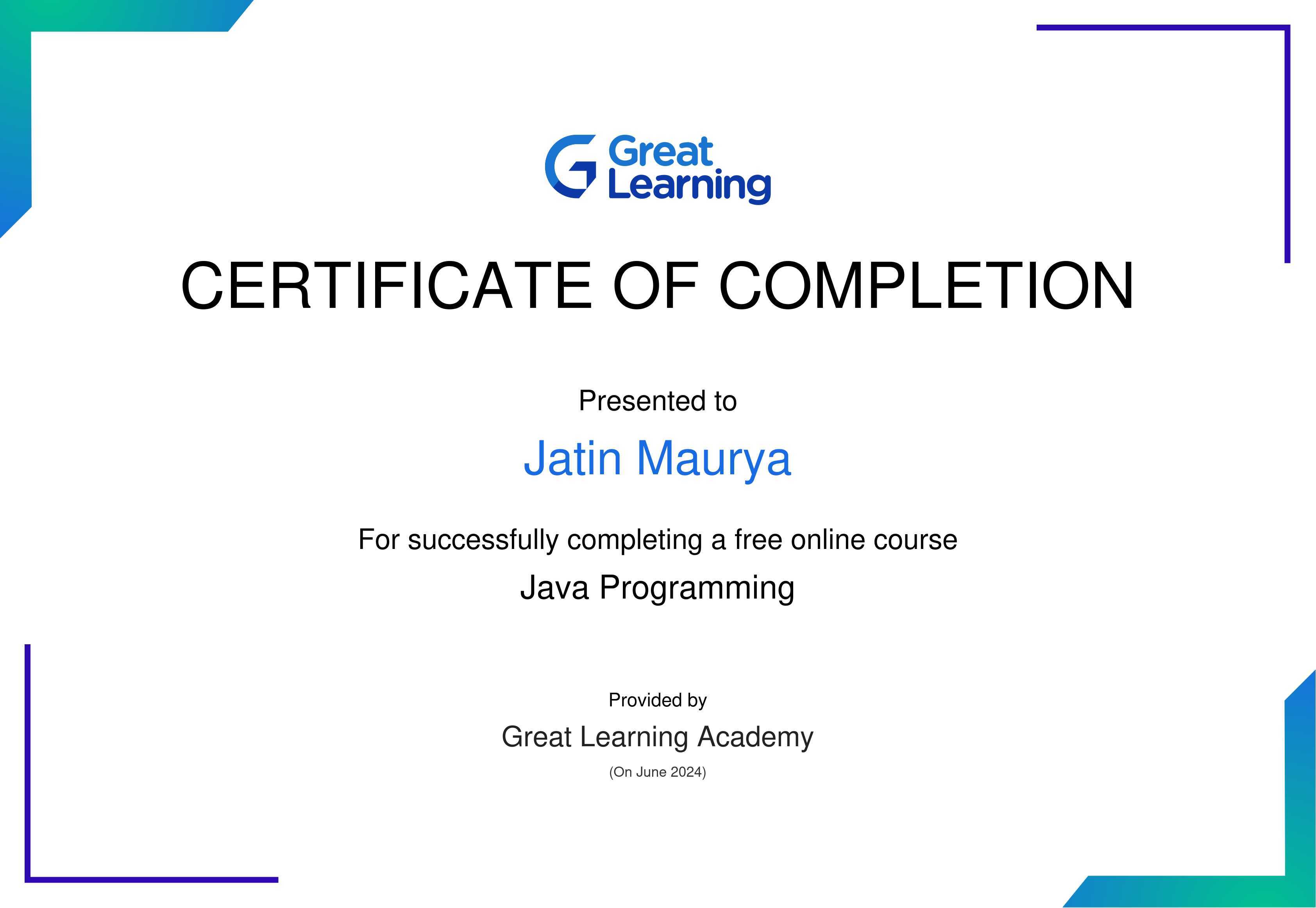 Java Programming